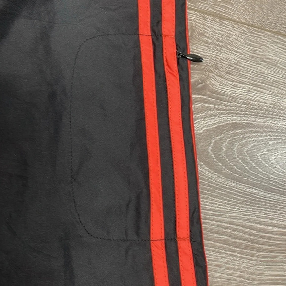 Adidas Vintage Mesh Lined 3 Stripe Track Windbreaker Pants AUZ001 Large - Picture 12 of 16